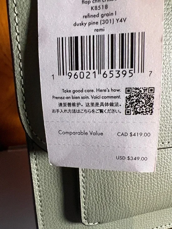 kate spade Green Leather Chain Crossbody Bag - Picture 2 of 5